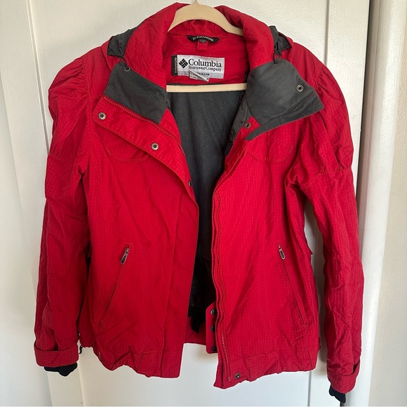 Columbia Women’s Omni Tech Titanium Windbreaker Jacket Red Size: Large - Picture 2 of 12
